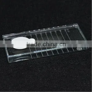 Prime Silk Eyelash Extnsions Glass Lash Holder Glue Pallet Crystal U-Shaped Plate Eyelash thumbnail-1