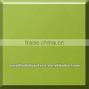 Green Sparkle Artificial Cultured Quartz Stone Countertop thumbnail-1