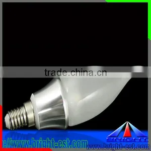 3 Watt Rat-tail Frosted Candle Light thumbnail-1