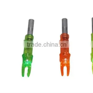 New Arrivel 6.30mm Light Nock for Carbon/ Fiberglass Shafts Compound Light Nock PE Archery Arrow Nock thumbnail-2
