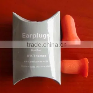 2016 Bell Shape Ear Plugs Wireless Foam Ear Plugs in pp Box Disposable Bell Shaped PU Foam Ear Plugs String Selectable Supplier thumbnail-2