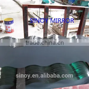 High Quality Wave Silver Mirror Glass For Home Decoration in Customer Size thumbnail-3