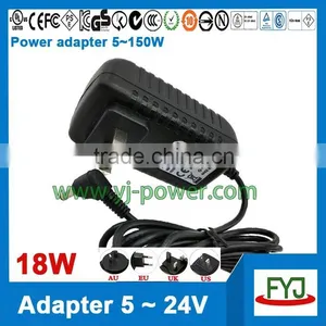 Small Size Lowest Price ac Adapter 12v 1.5a 1.6a 18w With CCC CE UL FCC GS C-TICK PSE SAA KC BS thumbnail-4
