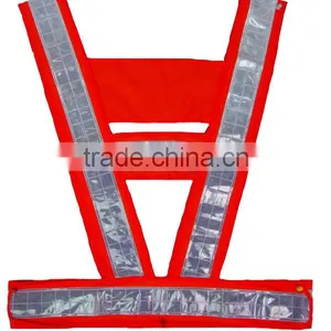 Safety Vest For Running Or Cycling Hi Vis Running Belts Vest Logo Printed thumbnail-1