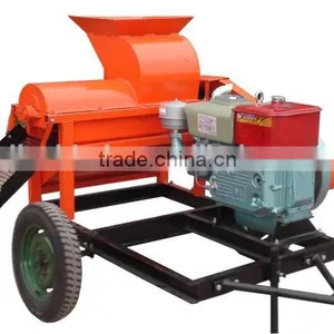 Tractor Trailed 15HP Engine Corn Dehusker Machine thumbnail-1