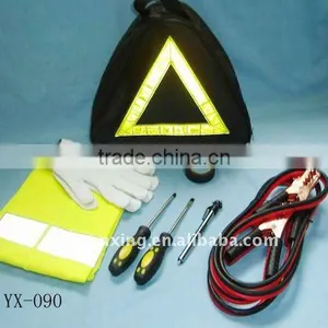 Car Roadside Emergency Tool Kit in Triangle Bag thumbnail-1