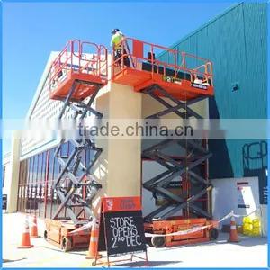 SINOBOOM 6M Scissor Lift Table Self Propelled Scissor Lift/hydraulic Scissor Lifts thumbnail-6