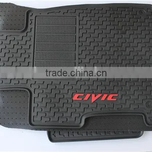 Factory Price All-Weather Rubber Floor Mats for Honda Civic 2014 Auto Mat thumbnail-2