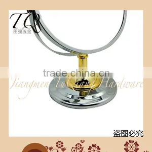 Small Round Desktop Standing Cosmetic Mirror thumbnail-2