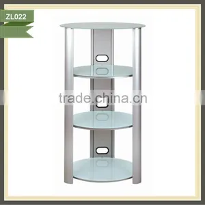 tv Glass Stand tv Entertainment Unit Floor Standing Unit tv ZL022 thumbnail-1
