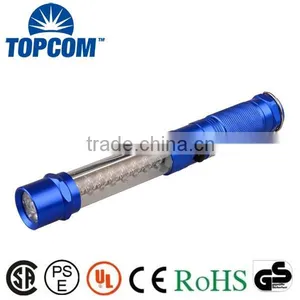 AAA Bettery 16+8 LEDS + 1 Laser Aluminum Working Light With Magnet thumbnail-1