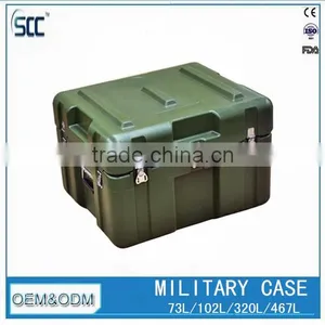 73L Army Green Plastic Equipment Case, Military Hard Case With Handle Quality Choice thumbnail-1