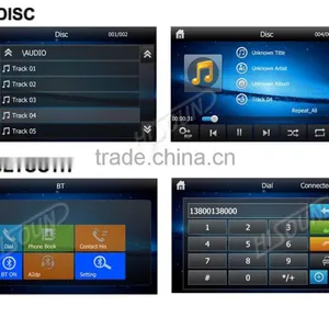 DVD/VCD/MPEG4 Player Car Audio Video Navigation Systems thumbnail-2