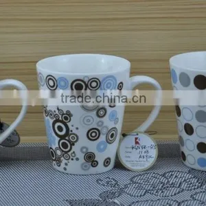 11OZ Maple Leaf Design Full Decal Print Coffee Cups, Shiny Surface New Bone China Mug, KL8009-317 thumbnail-5