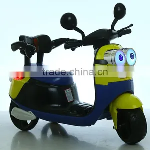 Cute Sytle Despicable Me Battery Kids Ride On 3 Wheel Powered Bicycle thumbnail-5