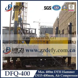 DFQ-400 Water Well DTH Drilling Rig Working With Air Compressor for Granite Borehole thumbnail-2