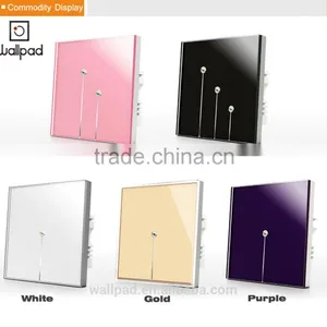 Best Wallpad C1 White Waterproof Glass Smart Touch Screen LED Light Control Switch 110~250V 3 Gang 2way 3 Way Touch Switch thumbnail-2