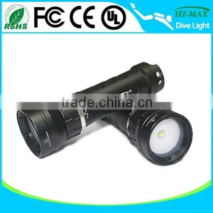 Rechargeable 120 Wide Angle Scuba Dive Underwater Video Torch Light thumbnail-2