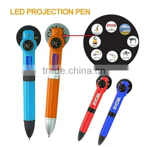 Many Models LED PENS/Metal Laser LED Logo Projector Ball Pen For Promotional Gifts,projector Logo Light Ballpen thumbnail-2