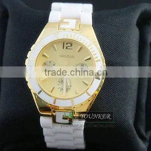 Diamond/Crystal Watch,Sport Unsex Watch,Stainless Steel Wristwatch (Japan Quartz Movt) thumbnail-1