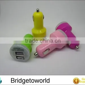 2 in 1 Car Charger for Mobile Phone Dual Usb Car Charger 2usb Car Charger thumbnail-5