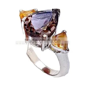 Amethyst Stone Ring, Affordable Engagement Rings thumbnail-1