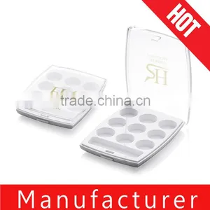 Transparent Plastic 9 Color Eye Shadow Palette Packaging thumbnail-1