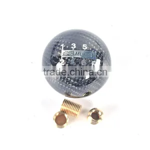 Car Real Carbon Fiber Gear Shift Knob Ball thumbnail-5