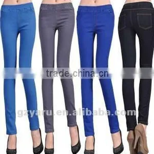 Lady Pants Blouse Skinny Leg Elastic Fashion thumbnail-1