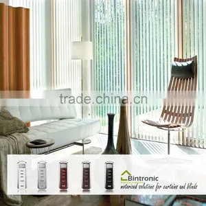 Bintronic Taiwan Smart Home Motorized Vertical Blinds Electric Curtain Track Alloy Window Decoration thumbnail-1