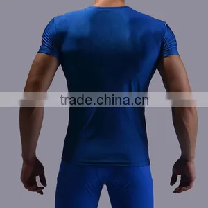 2016 Hot Sale Fitness Clothing,superman t Shirt High Quality Running Shirt China Wholesale Guangzhou thumbnail-6
