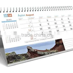 Customized New Fasion Desk Calender With Stand With Full Color thumbnail-6