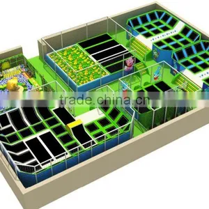 KAIQI KQ60152A Adventure Equipment Trampoline With Lights,roof thumbnail-2