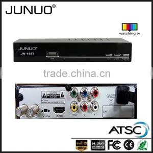 JUNUO China Factory 2016 OEM New Quality Full hd Strong Tuner Mstar USA tv Decoder Set Top Box ATSC thumbnail-4
