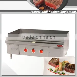 WISE 36" Commercial Stainless Steel Electric Cast Iron Griddle for Restaurant Use thumbnail-3