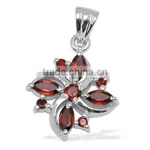 Brand New 925 Sterling Silver Gemstone Wholesale Silver Pendants thumbnail-1
