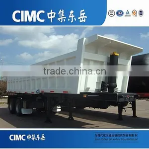 CIMC Widely Used Hydraulic Lifting 3 Axle Tipper Semi Trailer thumbnail-1