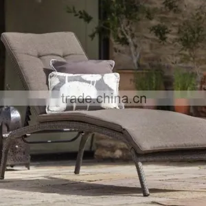 Poly Outdoor Rattan Sun Lounger thumbnail-1