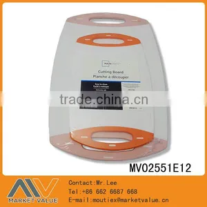 2PCS HIGH QUALITY HOT SALE PLASTIC CUTTING BOARD thumbnail-1