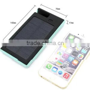 2016 High Quality Dual USB 5V 2A Portable Waterproof Solar Power Bank 10000mah for Iphone for Samsung thumbnail-4