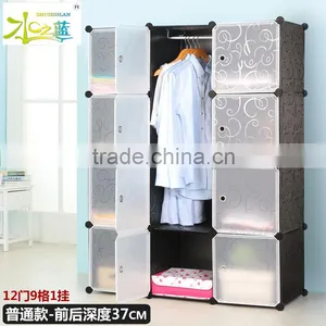 Wholesale Folding Modern Bedroom Plastic Wardrobe Box thumbnail-6