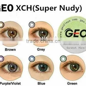 Korea Brand GEO XCH Green Color Contact Lens Geo Contact Lens Wholesale thumbnail-6
