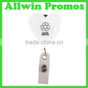 Eco-friendly Heart Shaped Badge Reel thumbnail-3