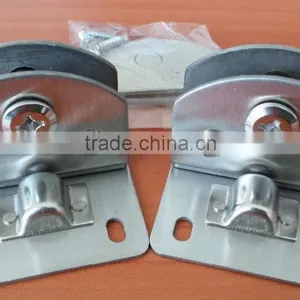 HJ-064 New Design 10cm Semicircle Single Hinge Glass Cabinet Hinge Made in China Display Cabinet Hinge thumbnail-3