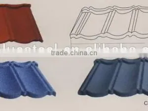 Colors Classical And Roman Type Stone Coated Roof Tile thumbnail-6