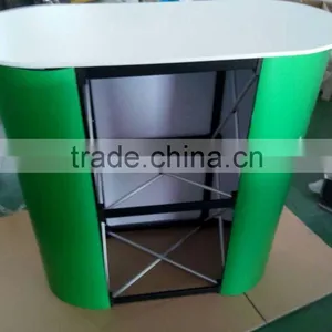 Folding Aluminum Expo Pop up Display Counter, Advertising Pop up Promotion Table thumbnail-3