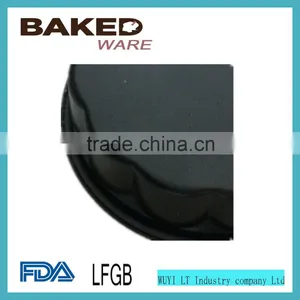 New Flower Shape Pan CARBON Steel Cake Pan Black Color Pizza Pan thumbnail-3