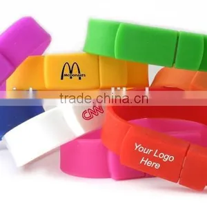 Cheap Usb Flash Drive Silicone Bracelet, Colorful Eco-friendly Usb Silicone Wristband, Gift Usb Wristband Wholesale thumbnail-6