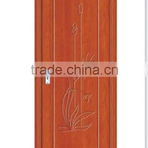 Blessing Interior Flat Desgin PVC Wooden Door thumbnail-1