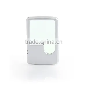 Bijia 2015 High Quality Mini Card Shape Glass Reading Magnifier 3X 6X Magnifier With Led Light thumbnail-6
